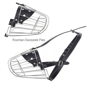 Kaganiec Dla Psa Metalowy Owczarek Niemiecki Pies Dino